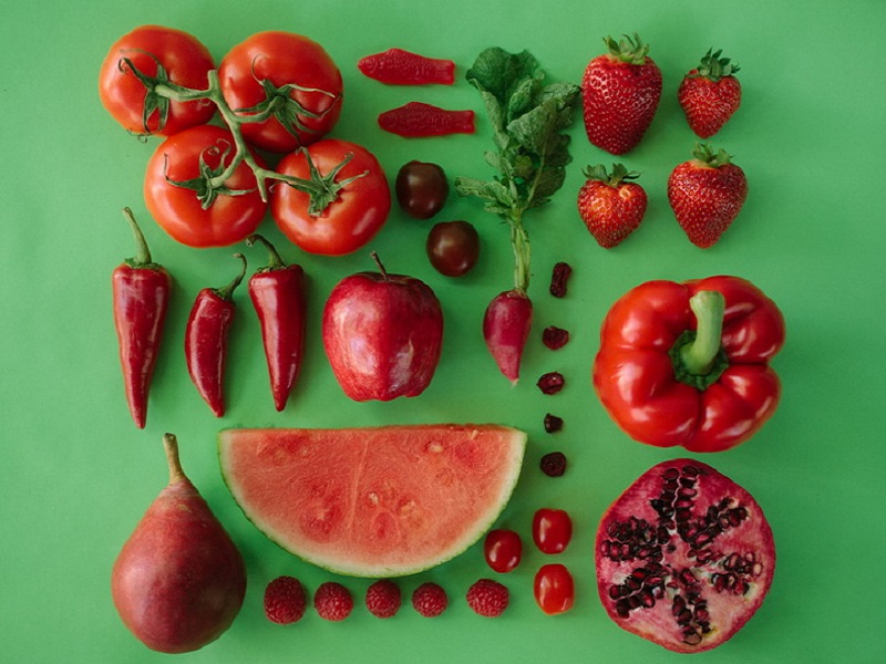 Five red foods