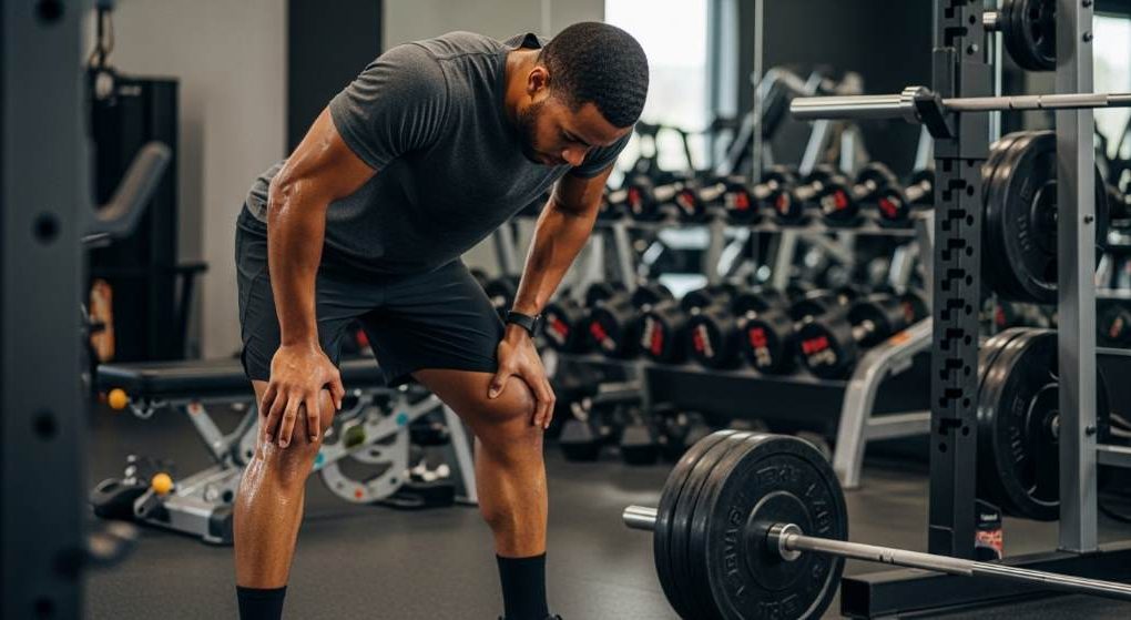 Atlanta gym athlete recovering after intense leg workout