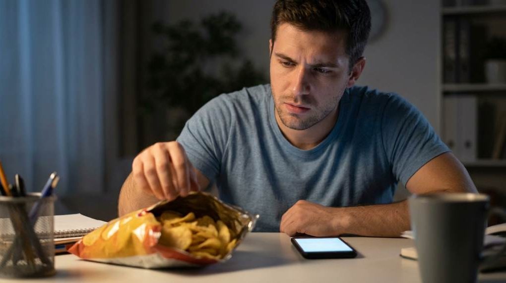 Person replacing unhealthy habits with a daily planner in Denver